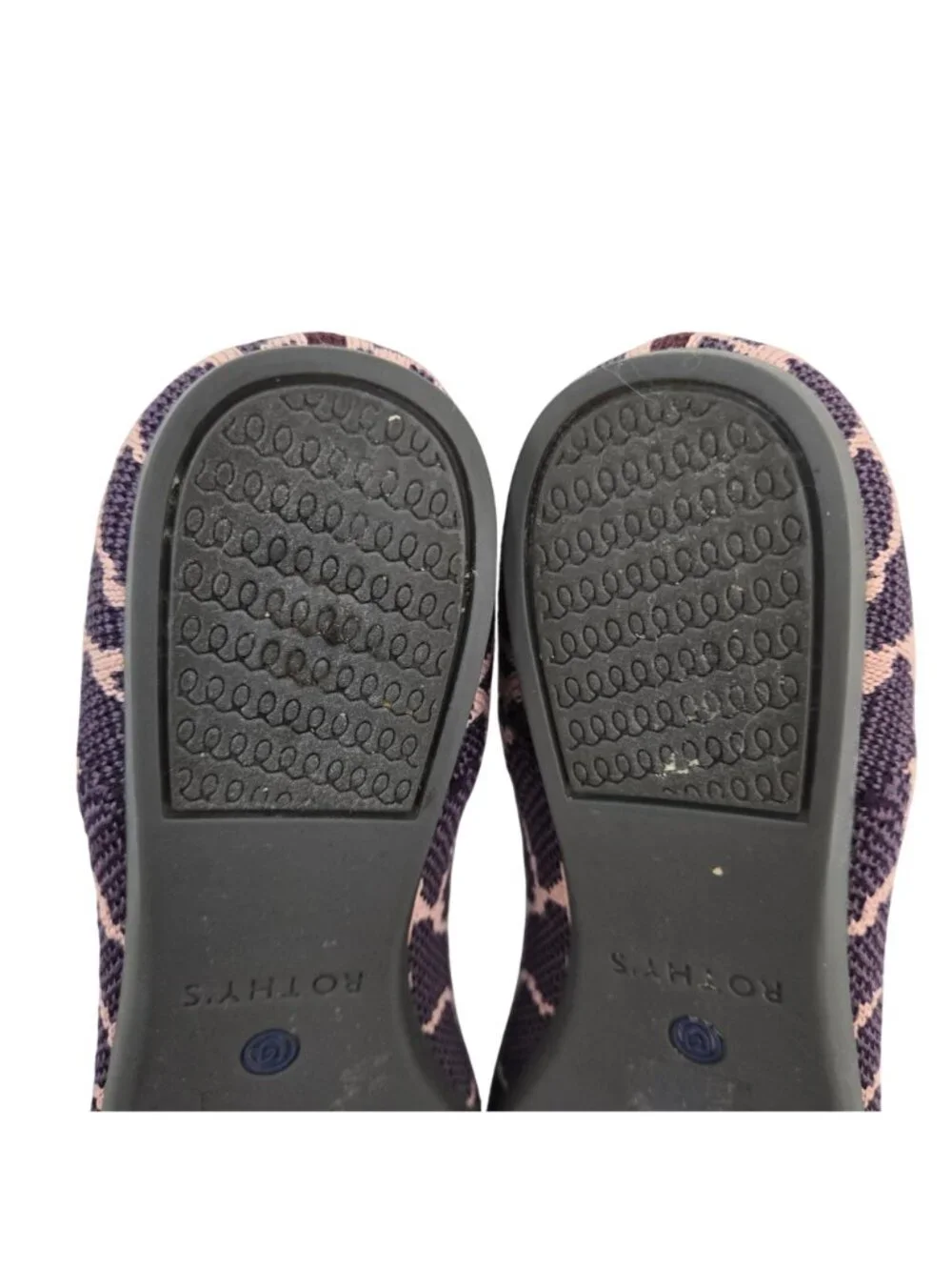 Rothy's The Point Violet Giraffe Pointed Toe Flats Size 6.5
